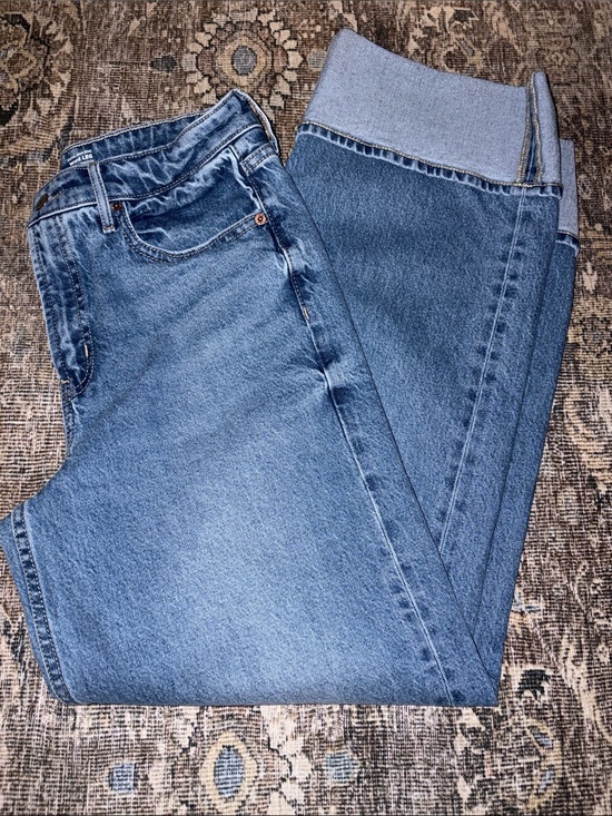 Old Navy Denim - Old Navy Women's Medium Blue High-Rise Straight Jeans